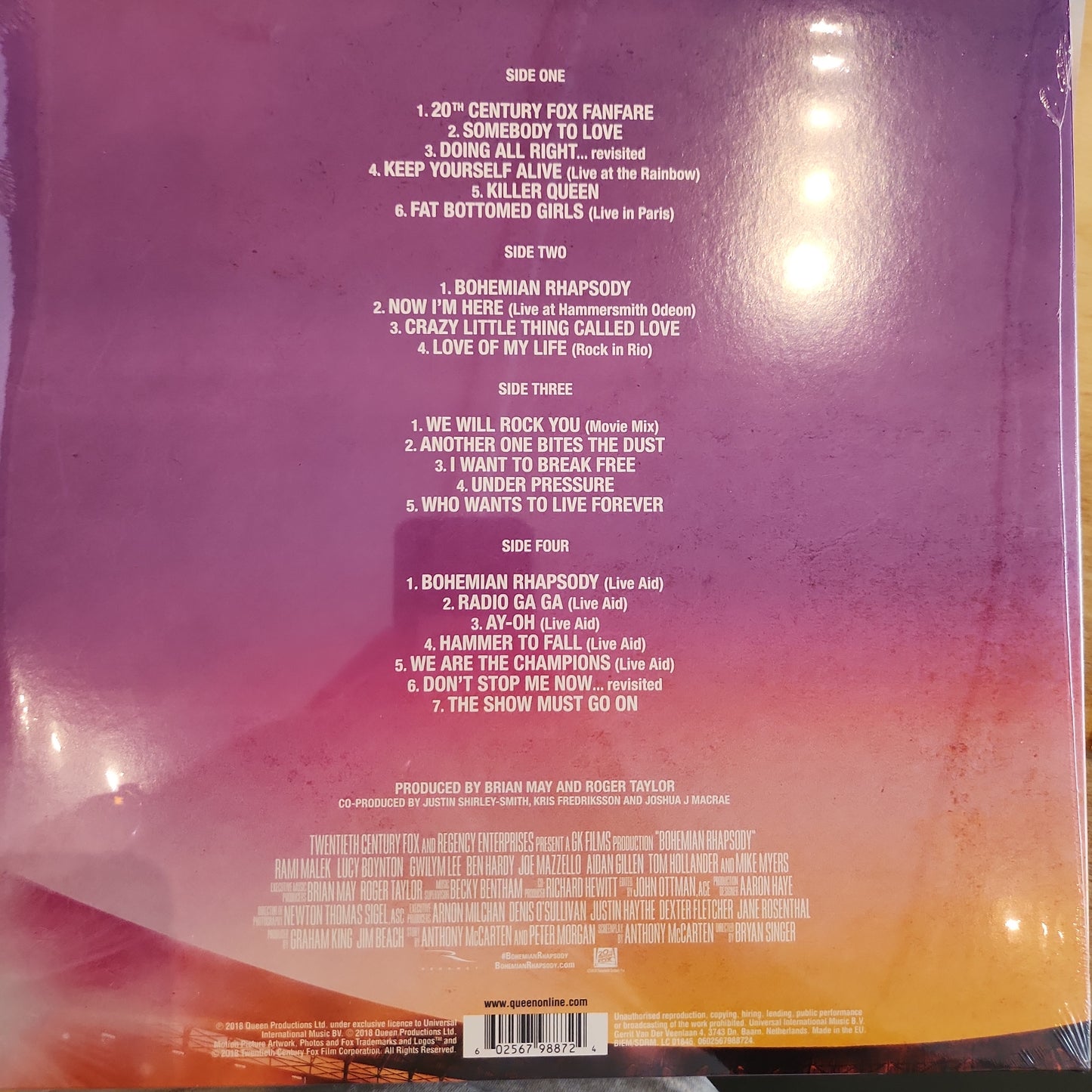 Queen - Bohemian Rhapsody - Soundtrack Vinyl LP