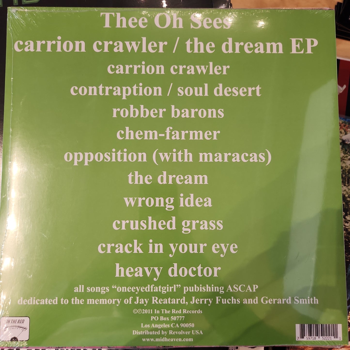 Thee Oh Sees - Carrion Crawler/The DreamEP - Vinyl LP