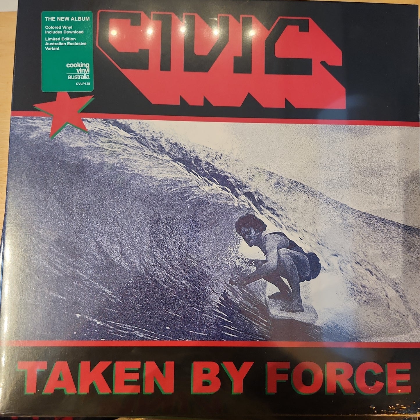 Civic - Taken by Force - Green Vinyl Lp
