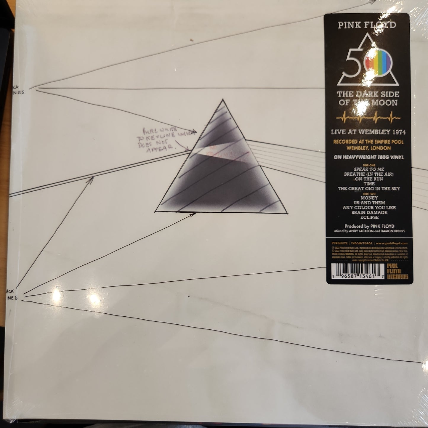 Pink Floyd - The Darkside of the Moon: Live from Wembley - Vinyl LP