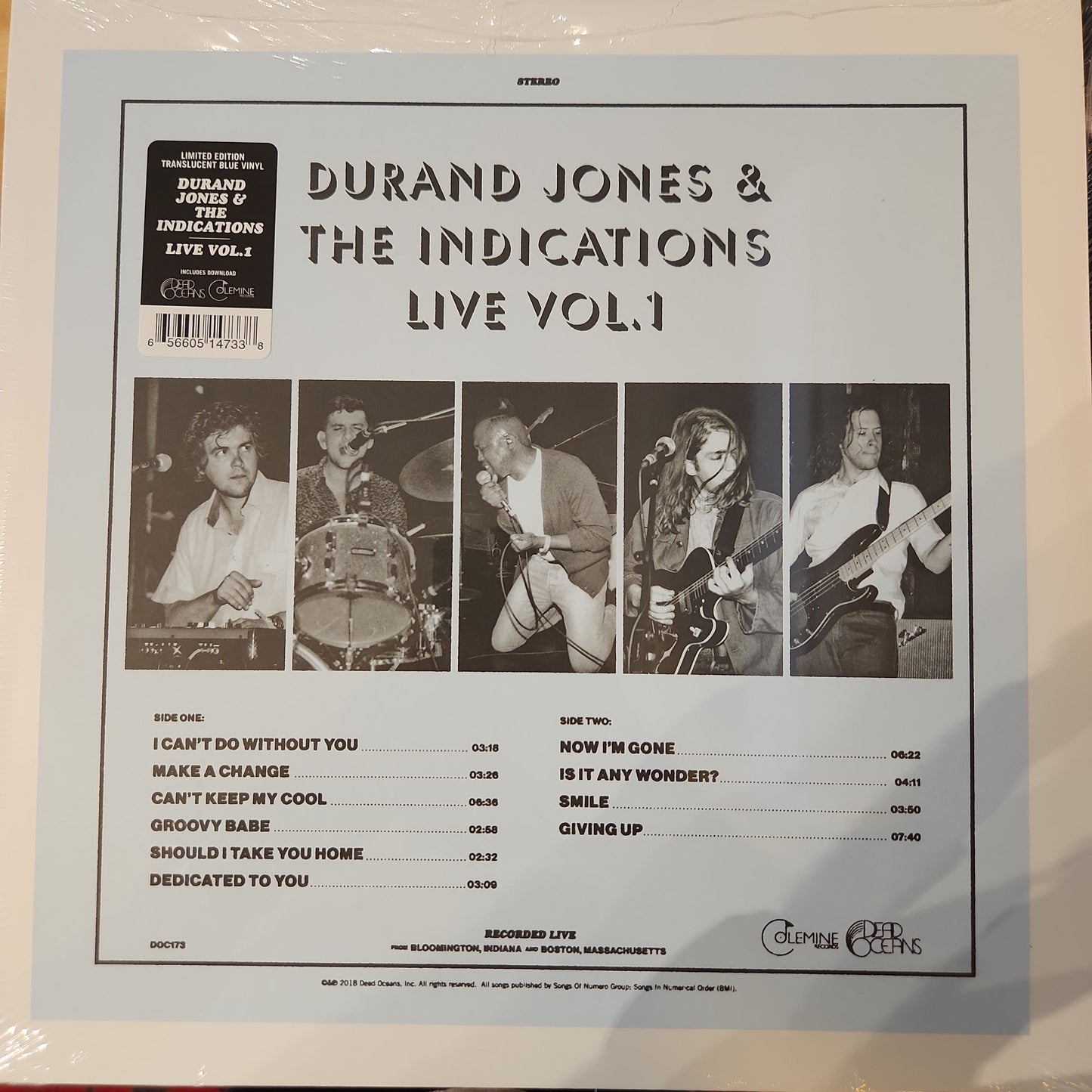 Durand Jones & The Indications - Live Vol 1 - Vinyl Lp
