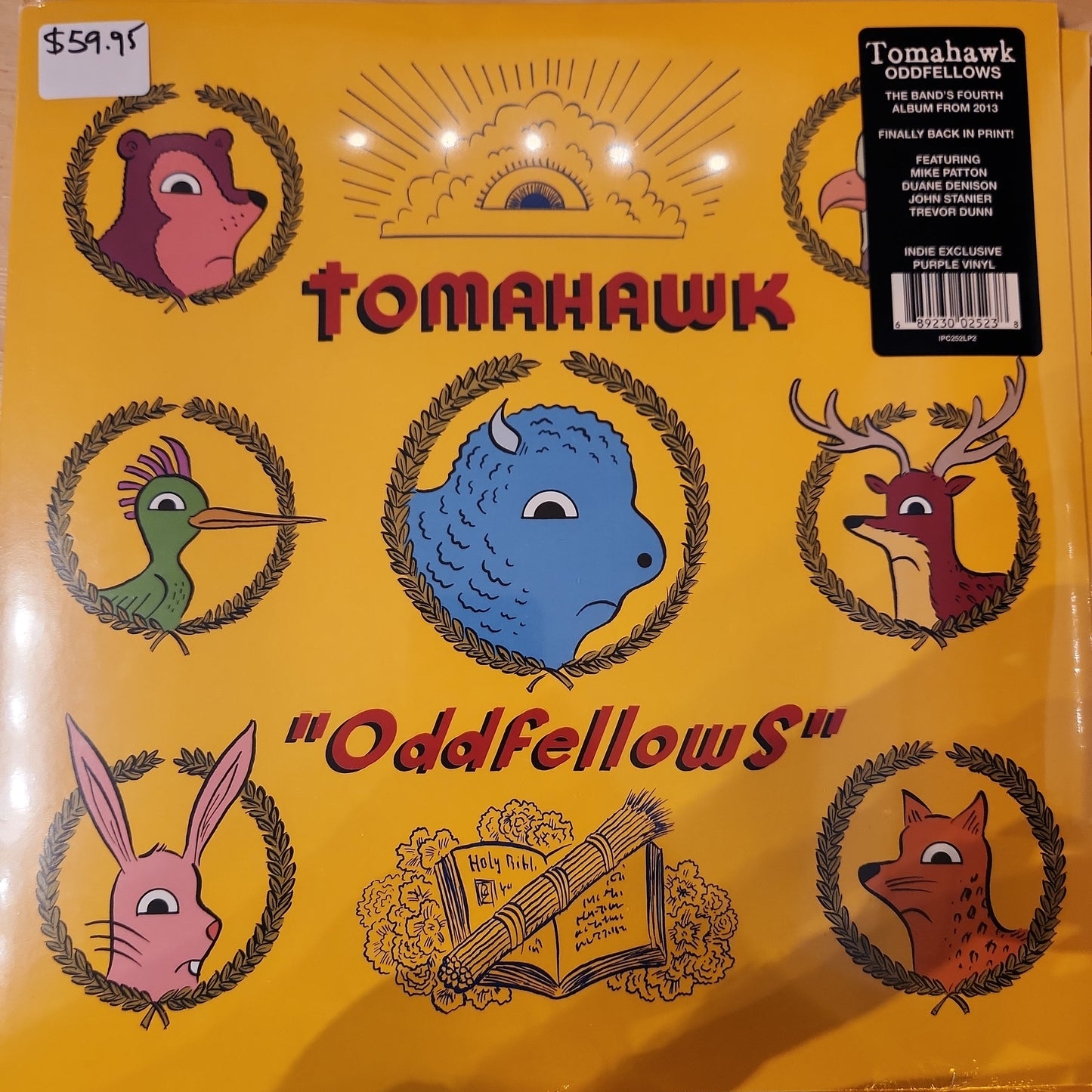 Tomohawk - Oddfellows - Limited Edition Purple Vinyl LP