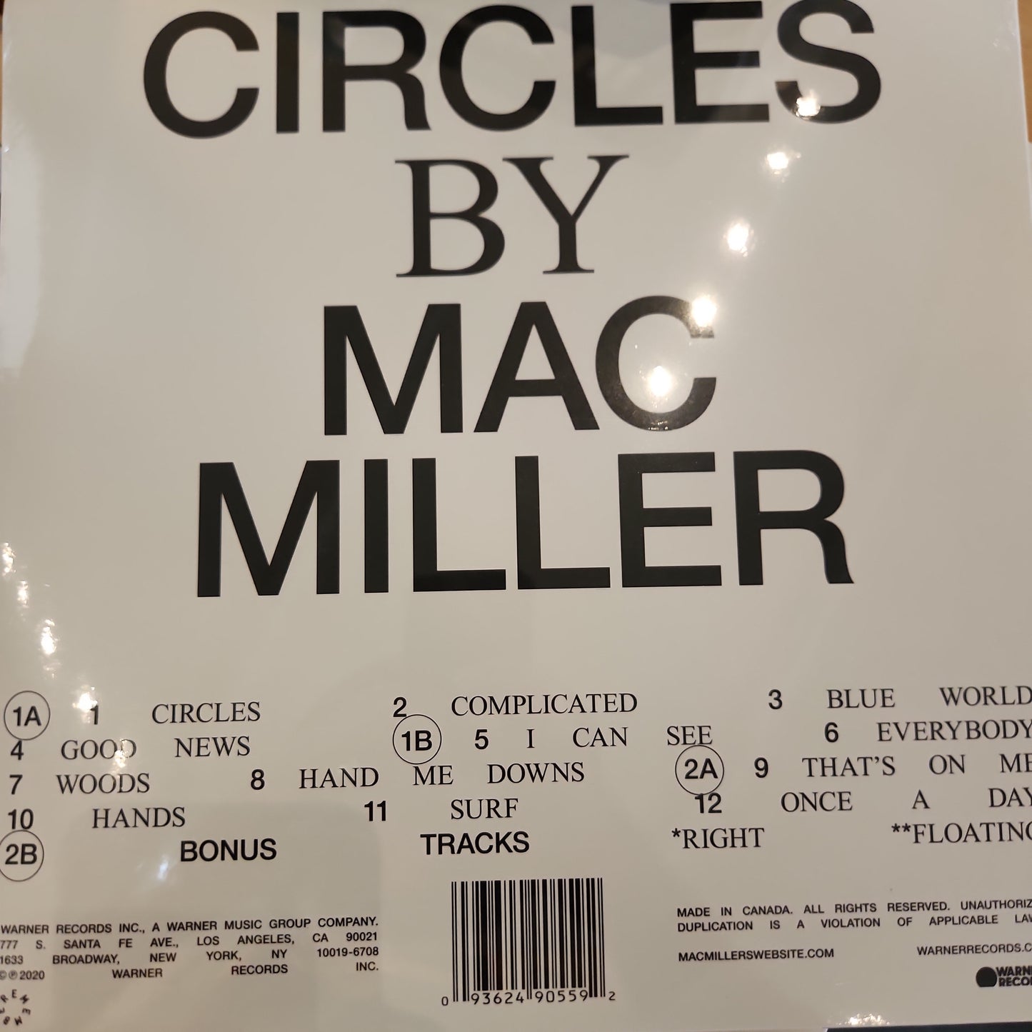 Mac Miller - Circles - Double Vinyl LP