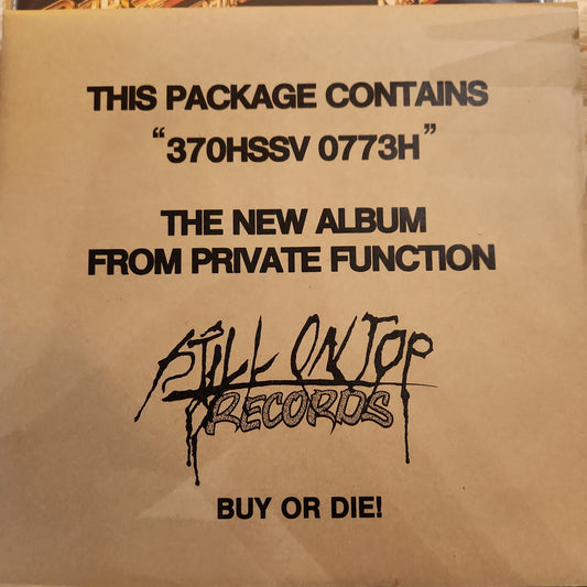 Private Function - 370hssv 0773h - Limited Scratchie Vinyl