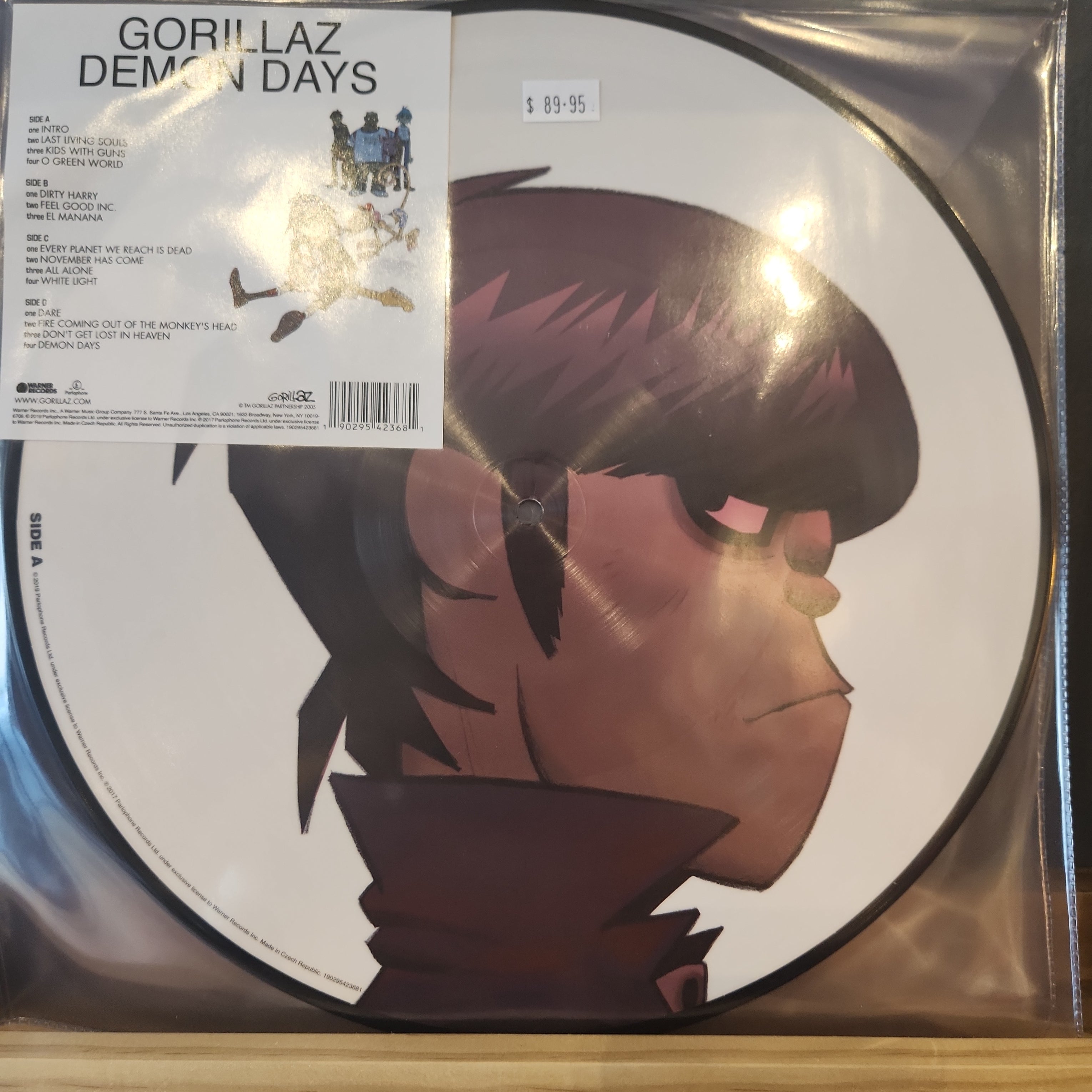 Gorillaz Demon Days Limited edition picture disc vinyl – Badlandsvinyl