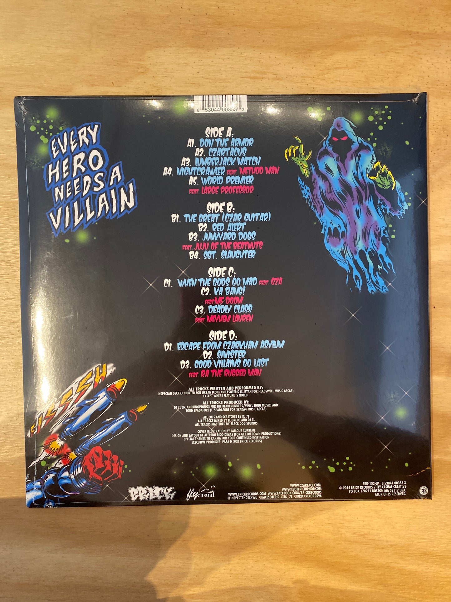 Czarface - Every Hero Needs a Villian - Vinyl LP